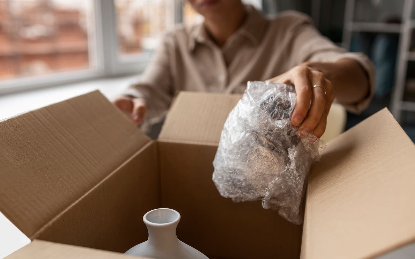 Glas veilig verpakken voor verhuizing en verzending