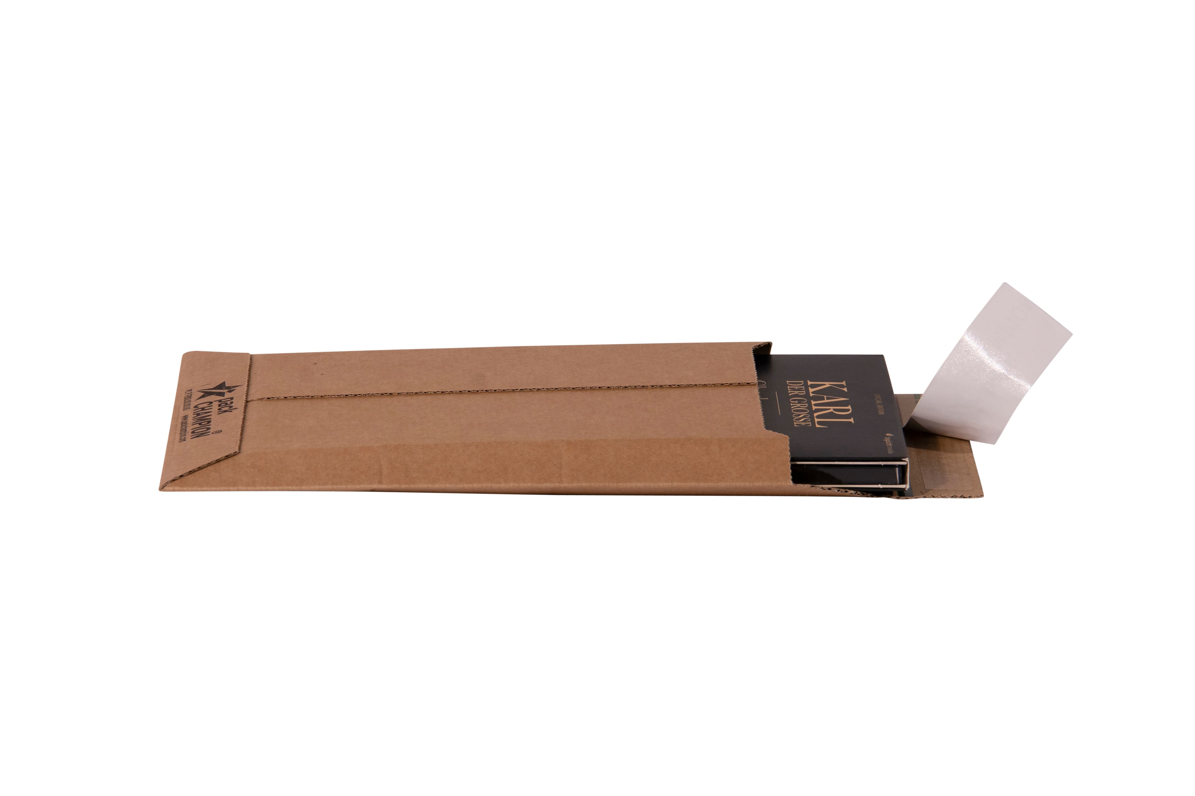 Mailer golfkarton bruin